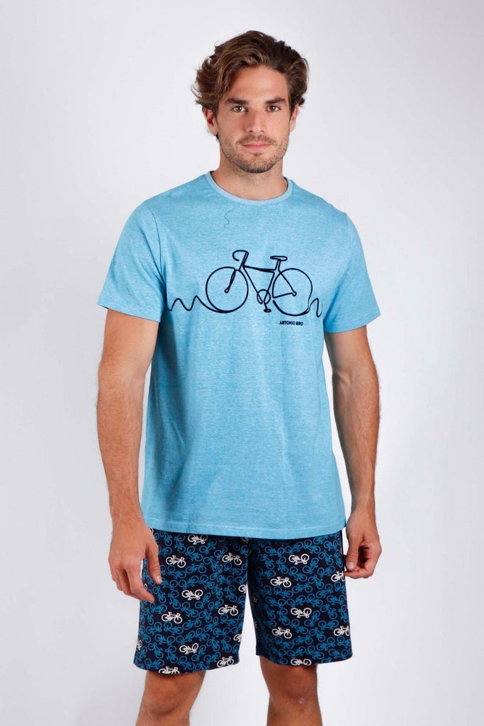 Biciklis férfi pizsama ANTONIO MIRO.